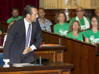 Bauzà al Parlamentel dia que es va aprovar el decret del trilinigüisme EFE