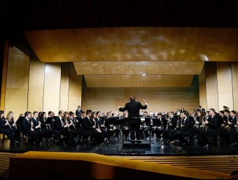 Concert de la Unió Musical d'Alaquàs a la sala d'actes de la societat. C.GÓMEZ