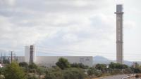 Torre d’elevació de l’aigua de l’Ebre a l’Ampolla per portar-la fins a Tarragona.