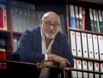Alejandro Goñi, a la seu de Pimec de Barcelona.  ALBERT SALAMÉ