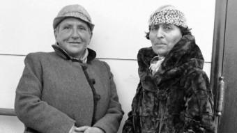 Gertrude Stein  (ESQUERRA) I LA SEVA COMPANYA, ALICE B. TOKLAS, EN UN DELS MOLTS VIATGES QUE VAN FER JUNTES ARXIU