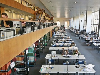 Interior de la Biblioteca Nacional de Baviera, situada a Munic.  ARXIU