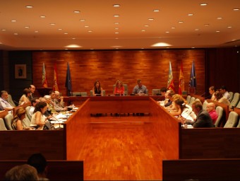 Sala de plenaris de l'Ajuntament de Torrent de l'Horta. ESCORCOLL