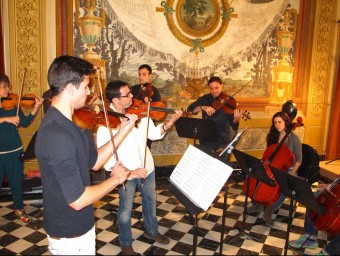 Alguns dels músics de l'Orquestra de Cambra de Tarragona EL PUNT AVUI