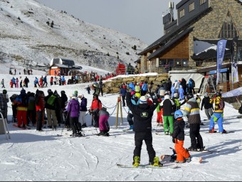 Esquiadors a l'estació de Boí-Taüll a l'inici d'aquesta temporada ACN