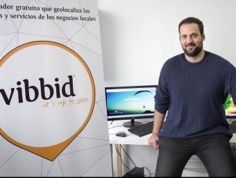 Miquel Àngel Méndez és un dels socis fundadors de Vibbid.  JOSEP LOSADA