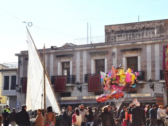 La Plaça en dia de Fira de l'any 2012. M. SANCHEZ