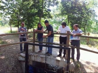 Presentació de la creació de sis nous aiguamolls a través del projecte Riparia-Ter, el juliol del 2013 EL PUNT AVUI