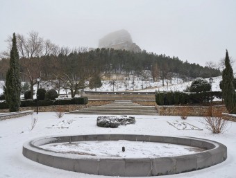 Primera nevada de Morella el passat 21 de gener. EL PUNT AVUI