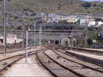 L'estació de tren de Portbou, en una imatge d'arxiu ORIOL MAS