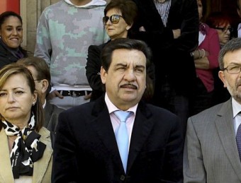 Francisco Martínez, segon per l'esquerra en una imatge d'arxiu. ARXIU