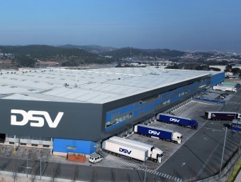 El nou centre logístic situat a Argentona.  DSV
