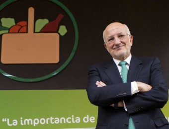 El president de Mercadona, Juan Roig, ahir en la presentació de resultats del grup JOSÉ CUÉLLAR