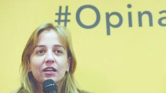 Tania Sánchez ha passat de ser un dels personatges polítics amb més projecció dins IU a desaparèixer de la cursa electoral pel 24-M EFE