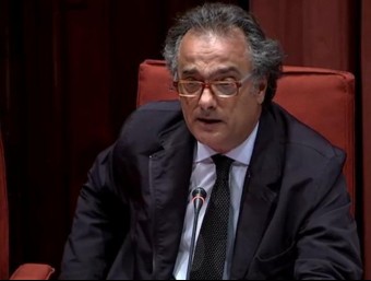 Jorge Batesteza, en una compareixença al Parlament de Catalunya EL PUNT