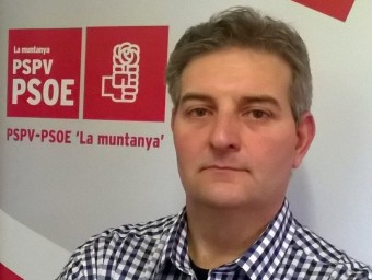 Fernando Sempere a la seu del PSPV-PSOE. B. SILVESTRE