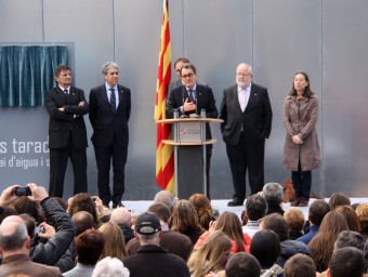 El president de la Genralitat, Artur Mas, durant el discurs d'inauguració de l'EAS de Taradell ACN