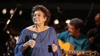 Concert d'homenatge a Teresa Rebull al Palau de la Música de Barcelona el 2006, organitzat per Òmnium Cultural. ORIOL DURAN