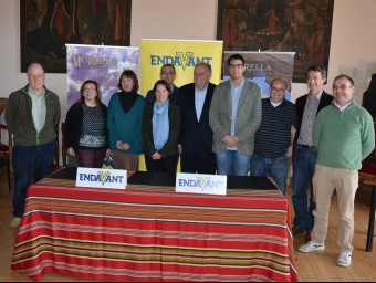 Presentació de la campanya “Endavant els Ports” a l'Ajuntament de Morella. C.M