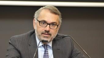 Marc Puig, president i conseller delegat de Puig, a la presentació de resultats 2014.  PUIG