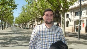 Eduard Baches, encapçala la llista d'IC-V a la ciutat de Lleida. EVA POMARES