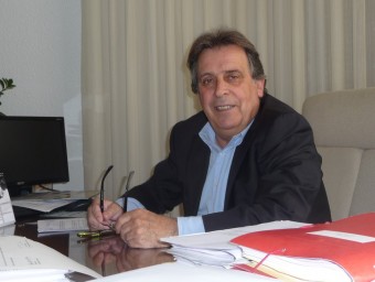 Joan Campolier, fotografiat ahir al despatx. T.M