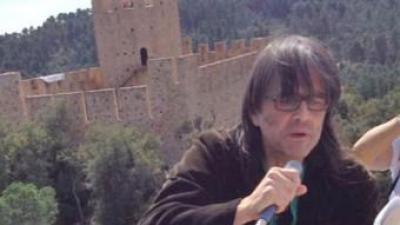 Perejaume, en el Turó del Vent de Santa Coloma, en l'edició del 2014 del festival Domini Màgic de Poesia EL PUNT AVUI