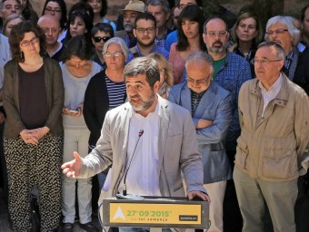 Jordi Sànchez, dissabte passat a Cervera, on va ser escollit nou president de l'ANC J. RAMOS / ARXIU