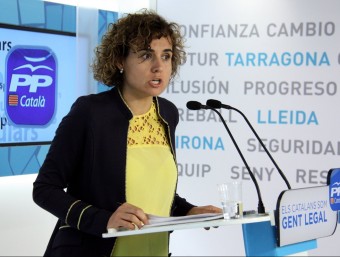 La coordinadora de campanya del PPC i vicesecretària d'Organització del partit, Dolors Montserrat ACN