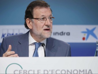 El president del govern espanyol, Mariano Rajoy, en la clausura de la Reunió del Cercle d'Economia de Sitges EFE