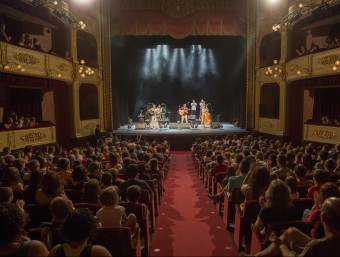 Els Catarres, en el primer dels dos concerts que van oferir ahir en el marc del Festivalot OAN CASTRO / ICONNA