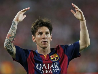 Messi a la final de la Champions REUTERS