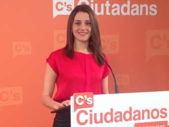 Inés Arrimadas, candidata del Ciutadans a la presidència de la Generalitat de Catalunya