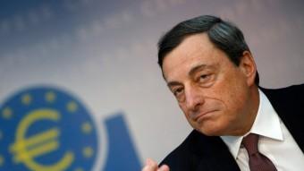 El president del Banc Central Europeu, Mario Draghi, en una compareixença REUTERS