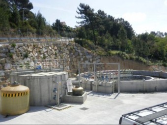 La depuradora de Can Fornaca, a Riudarenes, que s'ha incorporat al Pla de Sanejament de Catalunya. EL PUNT AVUI