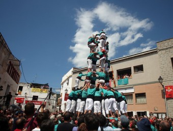 Els Castellers de Vilafranca a la Bisbal l'any 2010. ORIOL DURAN