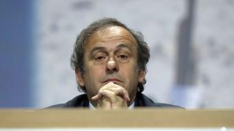 Michel Platini , president de la UEFA. AFP