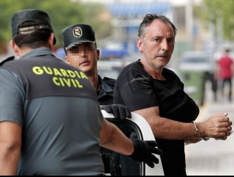 El regidor de Serra Marcos Cabo, després de la seva detenció