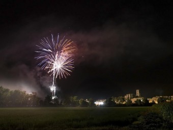 El castell de focs de Festa Major va ser diumenge M. PUIG