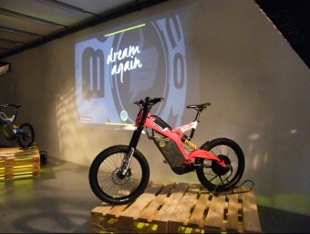 Un dels models de la bicicleta elèctrica Brinco durant la presentació de la fàbrica Bultaco, a la planta de Montmeló, que es va fer el mes de juny passat JOAN CARLES ARREDONDO