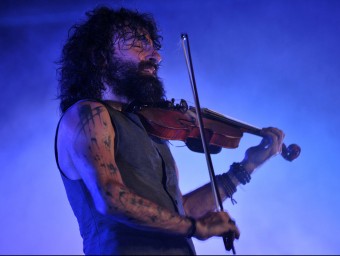 El violinista Ara Malikian, un dels plats forts del festival de música de Santa Florentina, celebrat a Caldes d'Estrac. MARGA CRUZ
