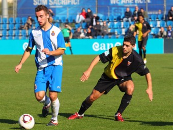 Sergi Darder en un partit amb el filial de l'Espanyol L'ESPORTIU