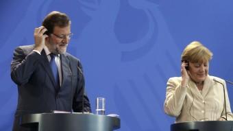 MAriano Rajoy i Angela Merkel EFE