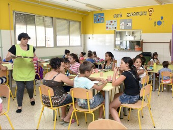 L'escola Centcelles ha acollit els àpats subvencionats dels infants INFOCAMP