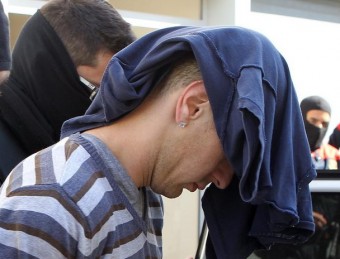 Un dels detinguts durant l'operatiu que va tenir lloc el març de 2013 a Llagostera i Platja d'Aro JORDI RIBOT / ICONNA