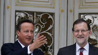 David Cameron i Mariano Rajoy, a la Moncloa REUTERS