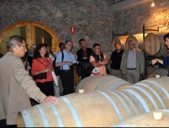 La delegació de Munskärkarna va participar en diverses activitats per conèixer els vins de la zona EL PUNT AVUI