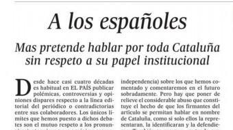 L'editorial d'El País