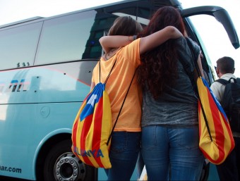 Nombrosos nordcatalans es desplaçaran a Barcelona perla Via Lliure. EL PUNT