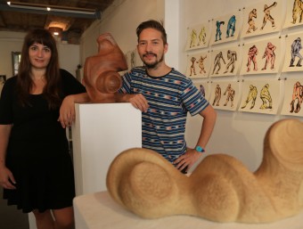 Jessica Casey and Xavier Kaye, with works by Yago Vilamanyà.  ANDREU PUIG